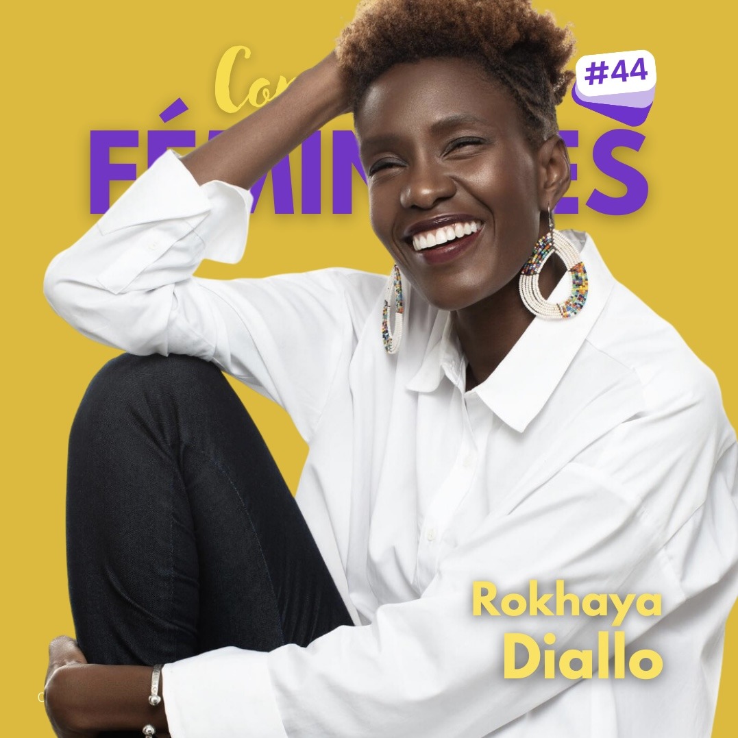 Portrait de Rokhaya Diallo illustrant l'episode 44 de Conversations Féminines